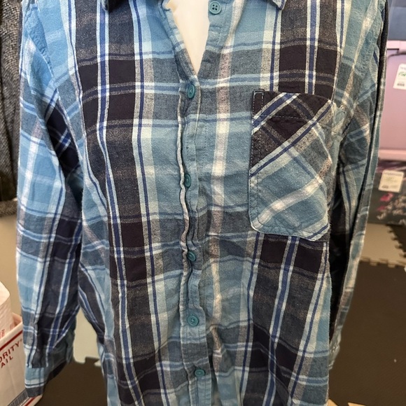 Time and Tru Blue and Plaid Women’s Shirt Size XXXL (22) - Picture 1 of 3